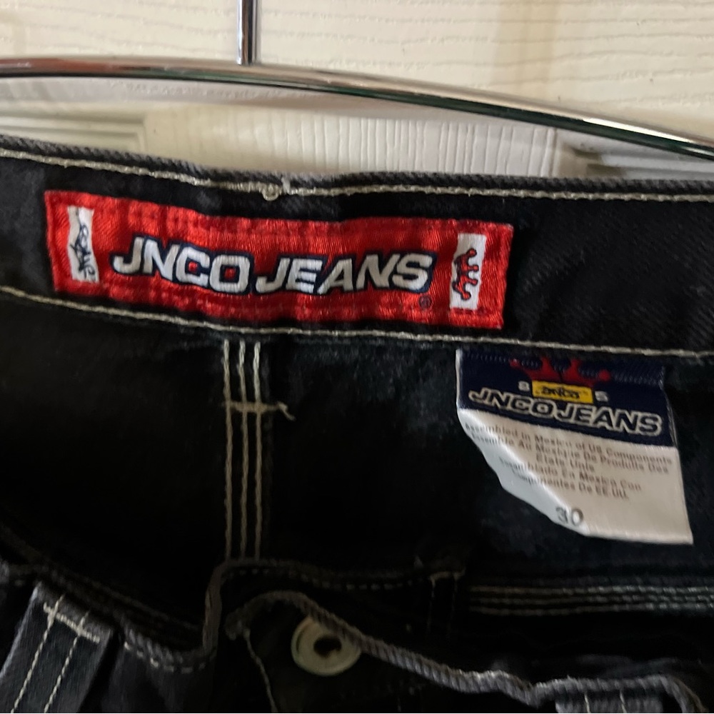 Vintage JNCO Embroidered 8ball shorts